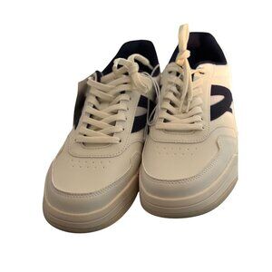 Tretorn Mens  Size 11 Dennis Sneakers White With Navy Accents Comfortable Athlet